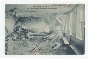 Mallwen, Kreis Schloßberg Mallwischken, Zerstörter Tanzsaal Erster Weltkrieg