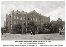 Tilsit, Stadt, Stadtkreis Tilsit Angerpromenade 19