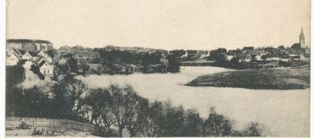 Ragnit, Kreis Tilsit-Ragnit Ragnit, Stadtpanorama Рагнит, панорама города