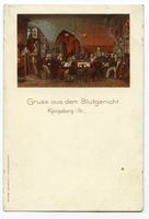 Königsberg (Pr.), Stadtkreis Königsberg Königsberg (Pr.), Blutgericht, Gemälde Кёнигсберг (Пр.), Кровавый суд, картина