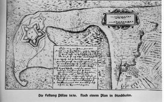 Pillau, Seestadt, Kreis Samland Pillau, Seestadt, Festung, Nach einem Plan Pillau, Zitadelle