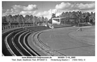 Tilsit, Stadt, Stadtkreis Tilsit Grünwalder Straße  Tilsit, Hindenburg-Stadion