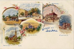 Soldau, Kreis Neidenburg Soldau, 6 Ansichten 