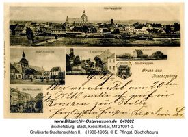 Bischofsburg, Stadt, Kreis Rößel 