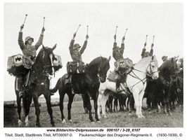 Tilsit, Stadt, Stadtkreis Tilsit   Tilsit, Dragoner-Regiment Prinz Albrecht v. Preußen Lithau. No. 1