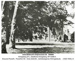 Königsberg (Pr.), Stadtkreis Königsberg Ponarther Bergstraße  