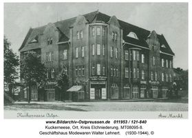 Kuckerneese, Ort, Kreis Elchniederung Am Markt 18  