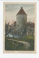 Guttstadt, Kreis Heilsberg Guttstadt, Partie an der Alle um 1917 