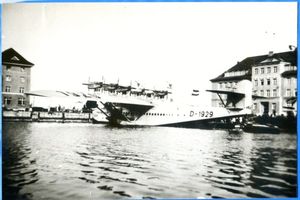 Königsberg (Pr.), Stadtkreis Königsberg Königsberg, Flugboot DoX im Pregelhafenbecken 