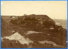Klein Kuhren, Kreis Samland Klein Kuhren, Dorf mit Wachtbudenberg XII 