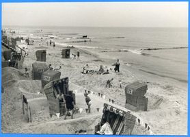 Cranz Kr. Samland, Ort, Kreis Samland Cranz, Strandleben XIV 