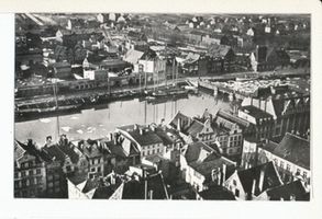 Elbing, Stadt, Stadtkreis Elbing Elbing, Blick vom Nikolai-Kirchturm auf die Stadt und den Elbingfluß 