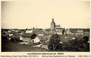 Bischofsburg, Stadt, Kreis Rößel 