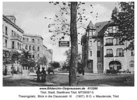 Tilsit, Stadt, Stadtkreis Tilsit Thesingplatz