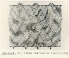  Kurisches Haff, Teil eines Kurrennetzes (Gaddernetz) Kurisches Haff, Fischerei