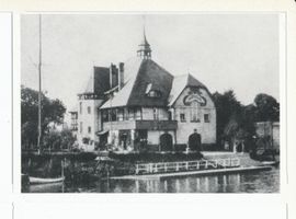 Elbing, Stadt, Stadtkreis Elbing Elbing, Bootshaus des Rudervereins  Nautilus  Эльбинг, лодочный домик гребного клуба «Наутилус»