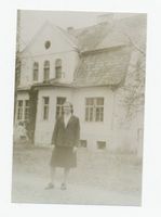 Metgethen, Ort und Bahnstation, Stadtkreis Königsberg Adolf-Hitler-Weg 31 Metgethen, Adolf-Hitler-Weg, Städt. Oberschule für Jungen nach dem Krieg, III Metgethen, Häuser früher und heute