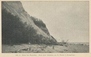 Warnicken, Kreis Samland Warnicken, Strand Samländische Steilküste