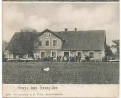 Eichenrode (Ostpr.), Kreis Labiau Szargillen, Gasthaus Franz Lawohnus 