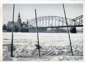 Tilsit, Stadt, Stadtkreis Tilsit Tilsit, Königin-Luise-Brücke  (Winteraufnahme) III Тильзит, мост королевы Луизы (зимний снимок), III