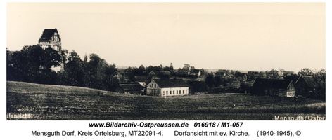 Mensguth Dorf, Kreis Ortelsburg  
