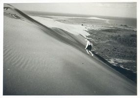 Nidden, Kreis Memel Nidden, Die hohe Düne bei Nidden X Nidden, Landschaft - Ostsee - Umgebung