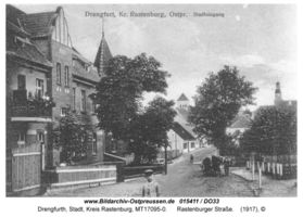 Drengfurth, Stadt, Kreis Rastenburg Rastenburger Straße