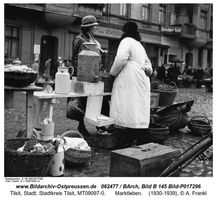 Tilsit, Stadt, Stadtkreis Tilsit   Tilsit, Märkte