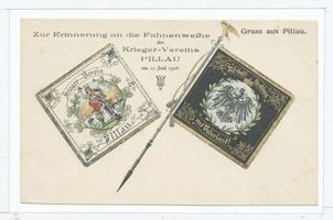 Pillau, Seestadt, Kreis Samland Pillau, Kriegerverein Pillau, Fahnenweihe 