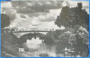 Bieberswalde Kr. Osterode, Kreis Osterode Bieberswalde Kr. Osterode, Brücke über den Kanal Биберсвальде, р-н Остероде, мост через канал