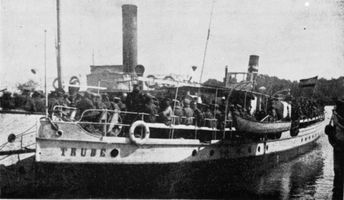  Alte Gilge, Abtransport an der Gilge gefangener Russen 