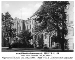 Tilsit, Stadt, Stadtkreis Tilsit Angerpromenade