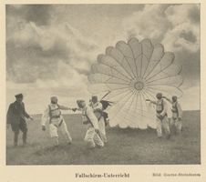 Königsberg (Pr.), Stadtkreis Königsberg Königsberg-Devau, Schule für Motorflugsport, Fallschirm-Unterricht Königsberg, Flughafen Devau