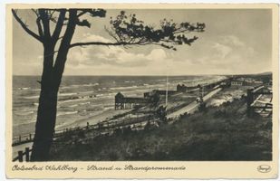 Kahlberg-Liep, Ort, Kreis Elbing Kahlberg-Liep, Strand und Promenade VI 