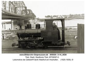 Tilsit, Stadt, Stadtkreis Tilsit  Tilsit, Zellstoff-Fabrik auf der Mühleninsel