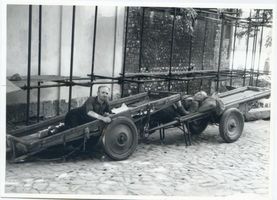 Elbing, Stadt, Stadtkreis Elbing Elbing, Mittagspause auf einer polnischen Baustelle - Schnappschuss II 
