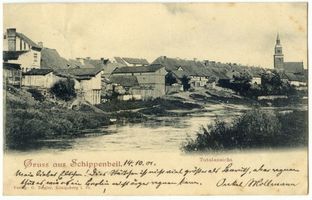 Schippenbeil, Kreis Bartenstein Schippenbeil, Ortsansicht III 