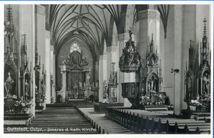 Guttstadt, Kreis Heilsberg Guttstadt, Katholische Kirche, Inneres Гуттштадт, католическая церковь, интерьер