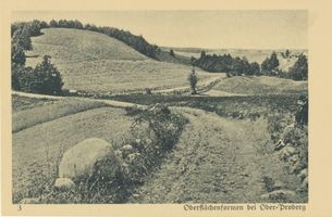 Ober Proberg, Kreis Sensburg Ober Proberg, Oberflächenformen Обер-Проберг, формы поверхности рельефа