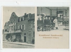 Hohenstein Kr. Osterode, Stadt, Kreis Osterode Hohenstein i. Ostpr., Konditorei Sendrowski 