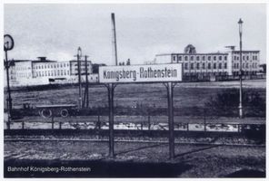 Königsberg (Pr.), Stadtkreis Königsberg Königsberg (Pr.), Bahnhof Königsberg-Rothenstein Königsberg, Bahnhöfe