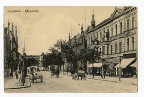 Gumbinnen, Stadt, Kreis Gumbinnen Adolf-Hitler-Straße (fr. Darkehmer Straße bzw. Königstraße) Gumbinnen, Königstraße II Гумбиннен, Кёнигштрассе, II