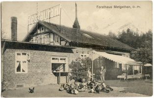Metgethen, Ort und Bahnstation, Stadtkreis Königsberg Metgethen, Forsthaus, Restaurant Königsberg, Dörfer, Siedlungen und Außenbezirke im Stadtkreis
