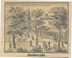 Tilsit, Stadt, Stadtkreis Tilsit  Tilsit, Park Jacobsruhe mit Parkgaststätte Tilsit, Park Jakobsruh, Park-Gaststätte