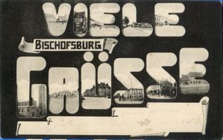 Bischofsburg, Stadt, Kreis Rößel Bischofsburg, Grußkarte 