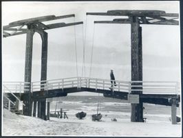 Cranz Kr. Samland, Ort, Kreis Samland Cranz, Zugbrücke IV Кранц, разводной мост, IV