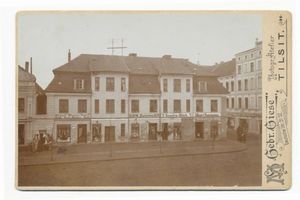Tilsit, Stadt, Stadtkreis Tilsit Deutsche Straße 50 Tilsit, Deutsche Str., Geschäftshaus Тильзит, Дойчештрассе, торговый дом
