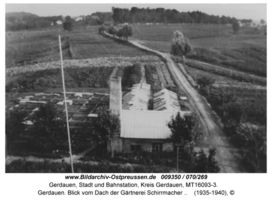 Gerdauen, Stadt und Bahnstation, Kreis Gerdauen  