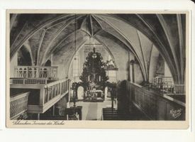 Schaaken, Kreis Samland Schaaken Kr. Samland, Inneres der Kirche Samland, Orte im Kreis