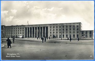 Königsberg (Pr.), Stadtkreis Königsberg Adolf-Hitler-Platz Königsberg (Pr.), Adolf-Hitler-Platz mit Nordbahnhof V Königsberg, Hansaplatz und Umgebung